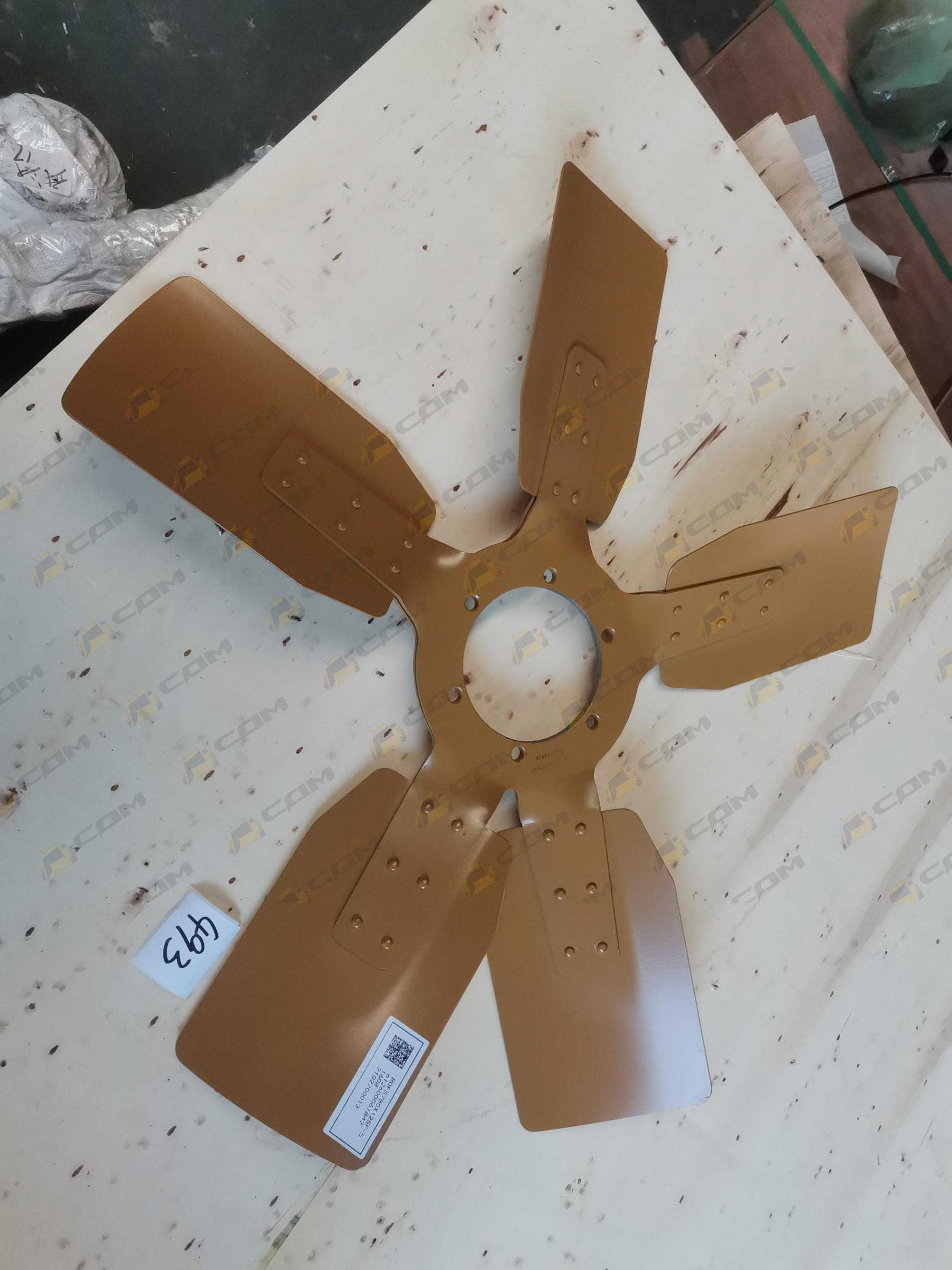 Крыльчатка вентилятора D=770 d=125 LG863N 612600061847