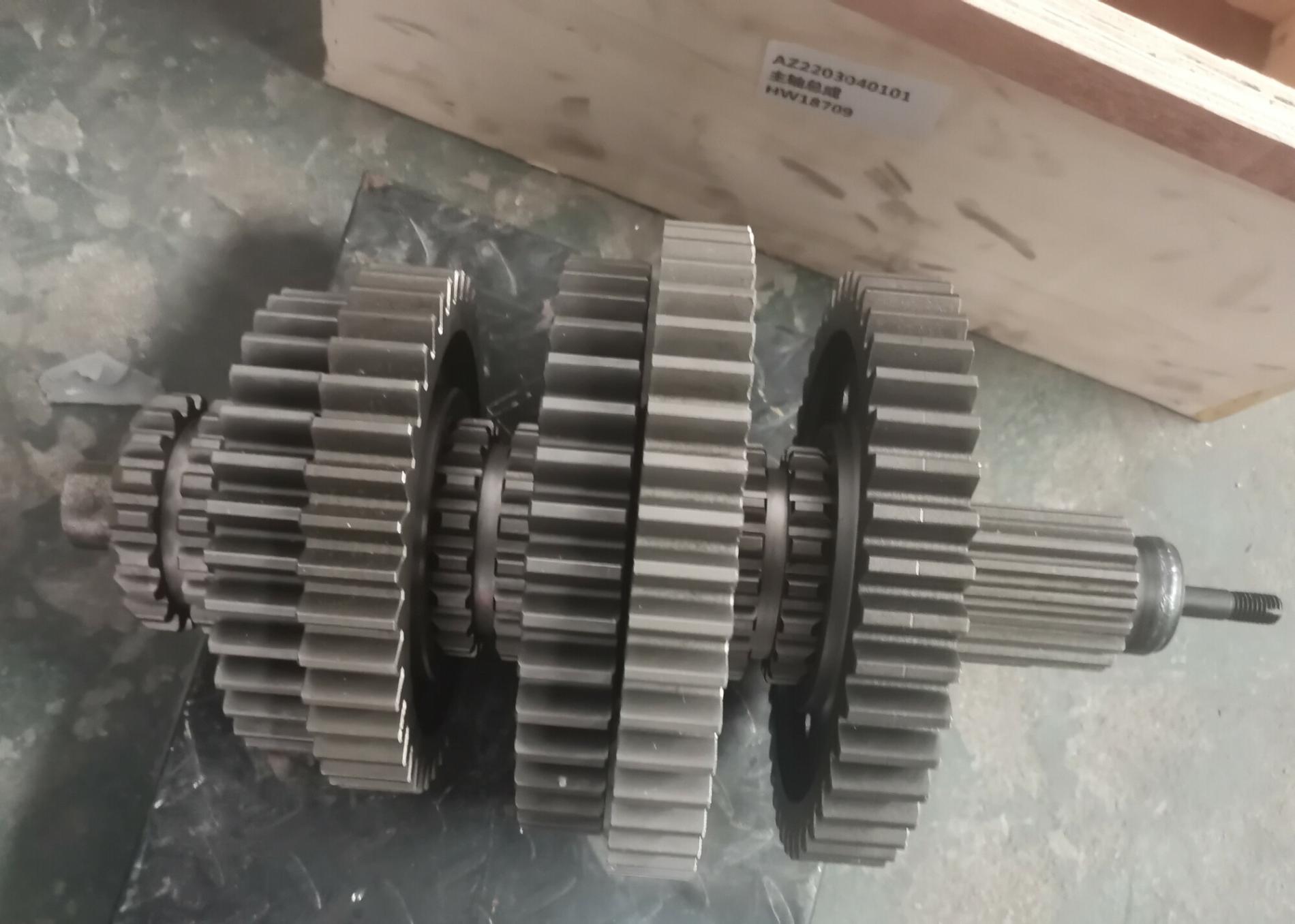 Вторичный вал в сборе КПП HW18709 AZ2203040101